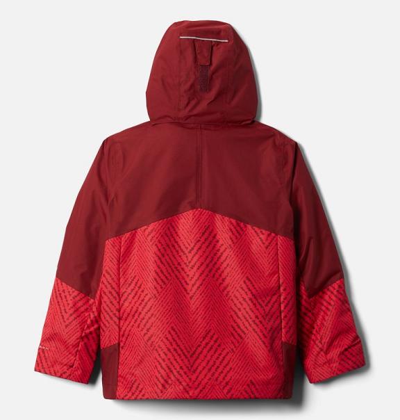 Columbia Bugaboo II Interchange 3 In 1 Jacket Red For Boys NZ42150 New Zealand